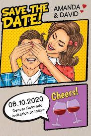 Cartoon Save The Date Comic Wedding Invitations Cartoon Wedding Invitations Comic Wedding