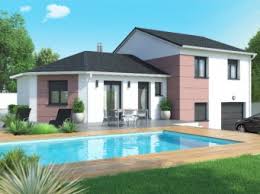 Maison contemporaine sur sous sol, décliné en 3 ou 4 chambres. Plan Maison Demi Sous Sol Maison Axiale Construction Maison Individuelle
