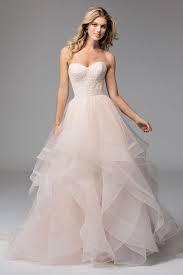Scarlet passion softened to blush. Watters Blush Wedding Dress Off 78 Buy