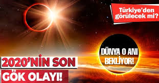 Son güneş tutulması 26 aralık 2019'da görülmüştü. 14 Aralik 2020 Gunes Tutulmasi Saat Kacta Turkiye Den Gorulecek Mi 2020 Nin Son Gok Olayi Takvim