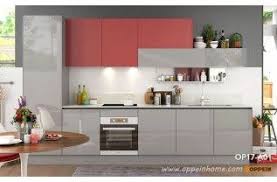 360cm Width Standard Kitchen Cabinet With Lacquer Finish Op17 A01 High Gloss Gray Contemporary Kitchen Cabinets Finish Kitchen Cabinets New Kitchen Cabinets