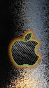 Black Glass Carbon Fiber Apple Wallpaper Apple Logo Wallpaper Apple Logo Wallpaper Iphone