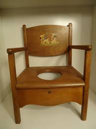 Vintage Child Potty Training Wooden Chair Chamber Pot Etsy Wooden Chair Potty Training Kids Vintage Baby Nursery