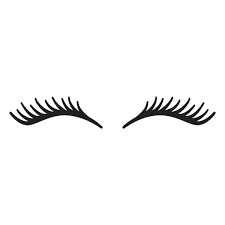 Natural Eye Lashes Stroke Transparent Png Svg Vector File