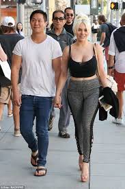 Courtney stodden took to social media on sunday (may 30) to unveil their engagement to tech entrepreneur chris sheng. Courtney Stodden And Chris Sheng Shop For Engagement Ring Daily Mail Online