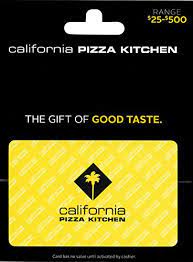 Two gift cards in one purchase make this a wonderful gift card value. Amazon Com California Pizza Kitchen Gift Card 25 Gift Cards