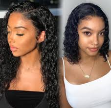 Deep wave hairstyle is a hairstyle for weave that has tight hair and has deep wave curls. Deep Wave Wig Human Hair Wigs Curly Short Bob Brazilian For Black Women Hd Full Frontal Water Wave Wet And Wavy Lace Front Wig Discountshub