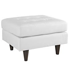 This modern ottoman is also great as additional informal seating for guests. Modern Contemporary Leather Ottoman White Leather Buy Online In Andorra At Andorra Desertcart Com Productid 44696614