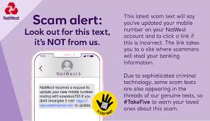 Phone natwest bank on their customer service contact number 03457 888 444 to pay money into another current account via telephone banking. Natwest On Twitter Scam Alert Fake Natwest Texts Look Out For This Text It S Not From Us Read More Below And Remember To Forward Any Suspicious Texts Referring To Natwest To