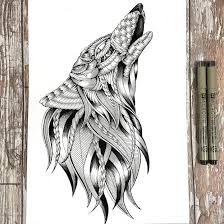 Majestic Animal Illustrations Hand Drawn With Intricately Hypnotizing Patterns Animal Illustration Art Zentangle Art