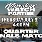 Moniker Brewery Watch Party - Quarter Finals Match - Kickoff at 4:00pm