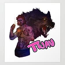 The Wolf Among Us Art Print By Tt Vision X Small In 2020 The Wolf Among Us Wolf Werewolf Art