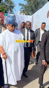 Arrival Of His Excellence Governor Adeleke At The 65th Birthday Party Celebration Of Chief Dele Momodu 📍 Federal Palace, Victoria Island, Lagos #GoldMyneLiveCoverage #GoldMyneTV #GoldMyneLive