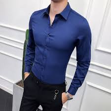 Shop men's tees + shop men's tanks +. High Quality Men Shirt Long Sleeve Solid Formal Business Shirt Slim Fit Brand Man Dress Shirts Social Turn Down Collar 6colors Casual Shirts Aliexpress