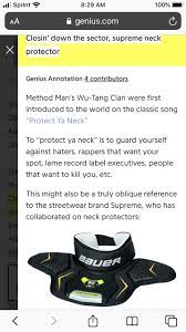 4:21 the day after , track 11. Was Looking Up Lyrics Pretty Sure Method Man Wasn T Talking About Goalie Gear Lol Hockeygoalies