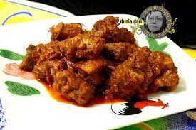 Kari ayam telor , kare ayam fiber creme , kare ayam bumbu bamboe. Kari Ayam Kering Ala Rendang