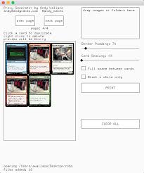 Catch the #proxy team at @stateofdm networking and expanding our platform! Tcg Proxy Generator By Andymakes