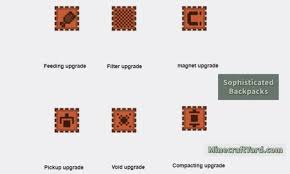 This mod also adds the following: Sophisticated Backpacks Mod 1 17 1 1 16 5 1 15 2 Beautiful Storage