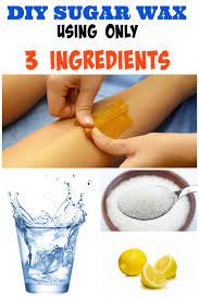 Diy Sugar Wax Hair Removal Sugar Wax Diy Sugar Waxing Wax Hair Removal