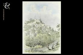 Aquarel Jan Cornelis Pasman