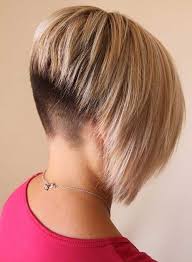 Pui believes the style is perfect for ladies who love a cropped cut. 15 Cool Shaved Nape Bob Haircuts Bob Haircut And Hairstyle Ideas Inverted Bob Hairstyles Short Inverted Bob Hairstyles Short Bob Hairstyles