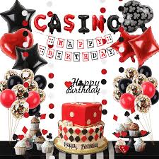 Las vegas raiders edible image cake topper. Buy Casino Birthday Party Decorations Supplies Kit Poker Themed Birthday Party Set Poker Happy Birthday Banner Casino Garland Cake Topper Casino Balloons For Las Vegas Themed Casino Party Decorations Online In Italy