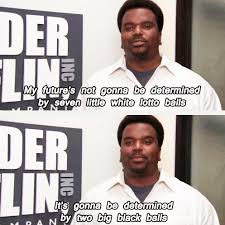 Craig Robinson The Office Theoffice Lotto Balls Office Quotes Darryl The Office Characters