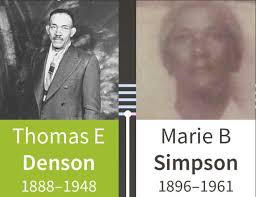 My great grandparents, George Denson and Hattie Bilbao Denson.