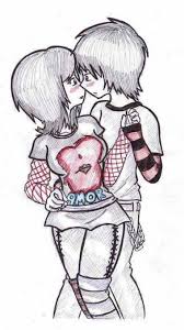 Amor Emor Dibujos Chica Anime Gotica Dibujos Hechos A Lapiz
