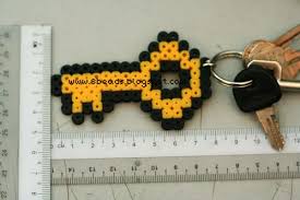 Keychain Hama Beads Design Perler Bead Art Perler Beads