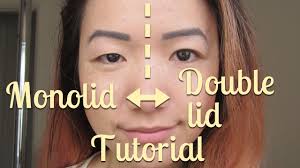 According to the national stroke association, forcing your eyelids to work out every hour may improve eyelid droop. How To Monolid To Double Lid Or Double Lid To Monolid Without Surgery Youtube