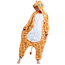 We offer cheap flat rate shipping and we carry large sizes. Buy Spooktacular Creations Unisex Adult Pajama Plush Onesie One Piece Giraffe Animal Costume Online In Oman B07wwkqzy7