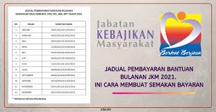 Maybe you would like to learn more about one of these? Jadual Pembayaran Bantuan Bulanan Jkm 2021 Ini Cara Membuat Semakan Bayaran