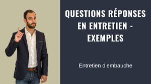 Vous avez postulé à une offre d'emploi et du coup, vous êtes convoqué à un entretien d'embauche. Questions Reponses En Entretien D Embauche Exemples Trouve Un Job