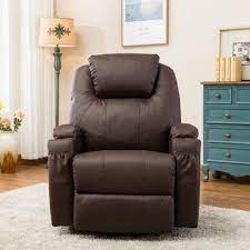 Reclining Heated Massage Chair With Ottoman Wooden Dining Room Chairs Furniture Massage Chair