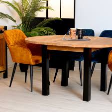 table a manger ronde bois massif 110 150 loundge avec 1 allonge table salle a manger table a manger ronde table a manger