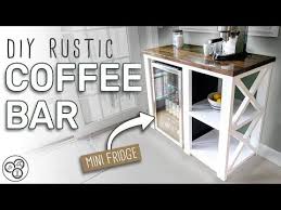 How to build a beverage bar at home with the barkers. Diy Coffee Bar Mini Fridge Table Beginner Woodworking Project Youtube In 2021 Diy Home Bar Diy Coffee Bar Coffee Bar Home