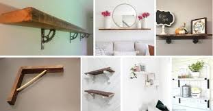 The ones used in this tutorial from thenavagepatch must be screwed into a stud. 18 Diy Shelf Brackets How To Build A Shelf Bracket