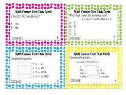 6th Grade Common Core Task Cards 6 Ns 2 Maths Activities Middle School Common Core Math Math Classroom