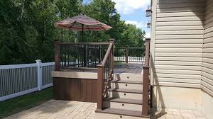 Trex Deck Rope Swing And Vintage Lantern Decking With Deck Lighting Outdoor Patio Trex Deck Deck Lighting