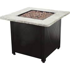 Endless Summer 30 In Propane Stainless Steel Fire Pit Table Gad1445dh The Home Depot Propane Fire Pit Table Propane Fire Pit Fire Pit Table