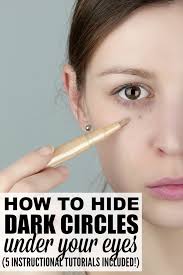 teach you how to cover dark circles