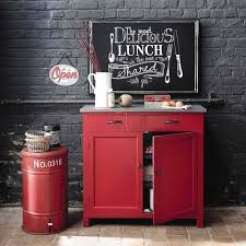 Rangements Deco Mobilier De Salon Decor De Ferme Industrielle Et Bois Rouge