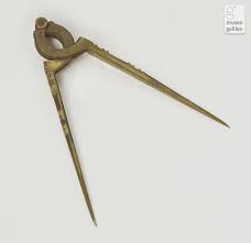 Enlarged Image Single Handed Dividers Inv 1479 Antique Tools Drafting Tools Vintage Tools