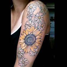 Daisy Half Sleeve Tattoo Design Ideas For You Unique Half Sleeve Tattoos Half Sleeve Tattoos Designs Daisy Tattoo Designs