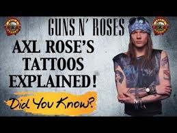 Gunsnroses imagination pendrawing slash tattoo tattoodesign traditionalart instagram tumblr. Guns N Roses Axl Rose Tattoos Explained Youtube