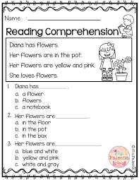 Free Reading Comprehension Kindergarten Reading Worksheets Reading Comprehension Kindergarten Reading Comprehension Worksheets