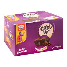 Delicious chocolate cake with chocolate icing and a creamy center. Peek Freans Cake Up Double Chocolate Twin Cup Cakes Box 6pcs Danube
