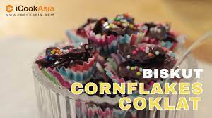 He he he secara baru itu yang pernah saya coba. Resepi Biskut Cornflakes Coklat Try Masak Icookasia Biskut Raya Youtube
