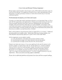 cover letter and resume writing